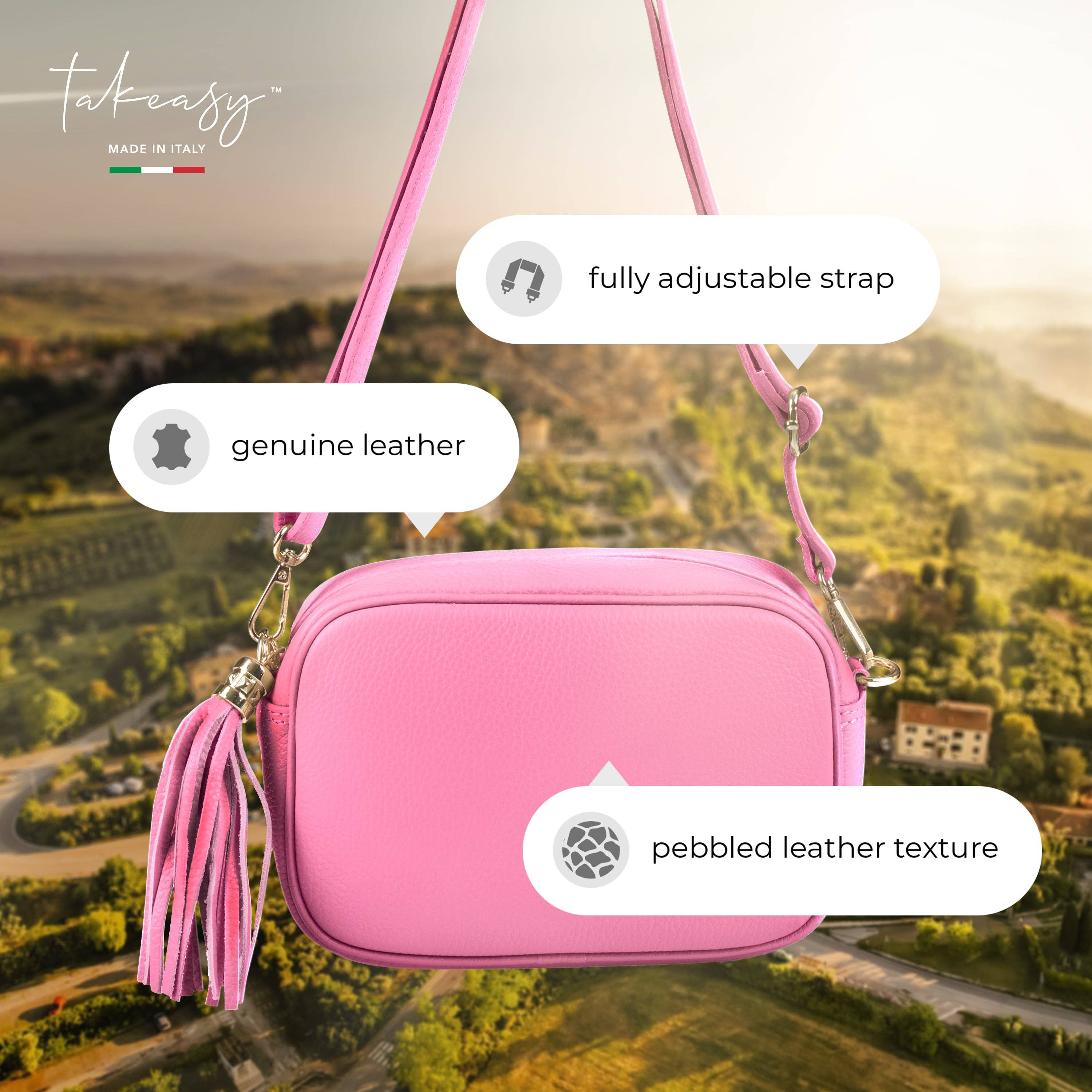 TAKEASY – bolsa tiracolo - Mulher por atacado – Mala a Tiracolo de Pele de Vitela58