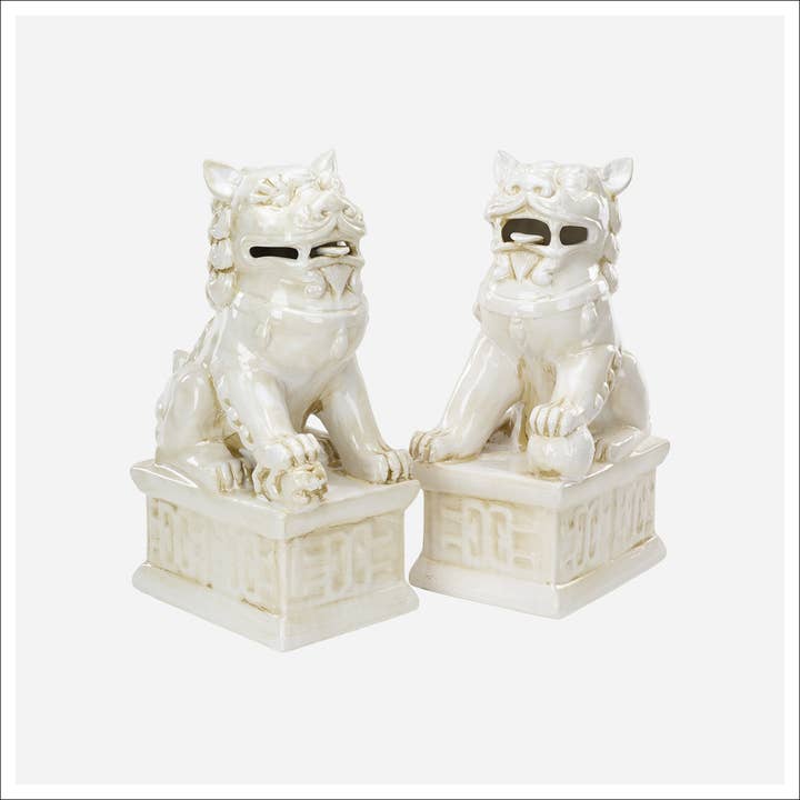Fu Dogs Bookends, Set of 2 for wholesale by Kavana Decor by The Import Collection