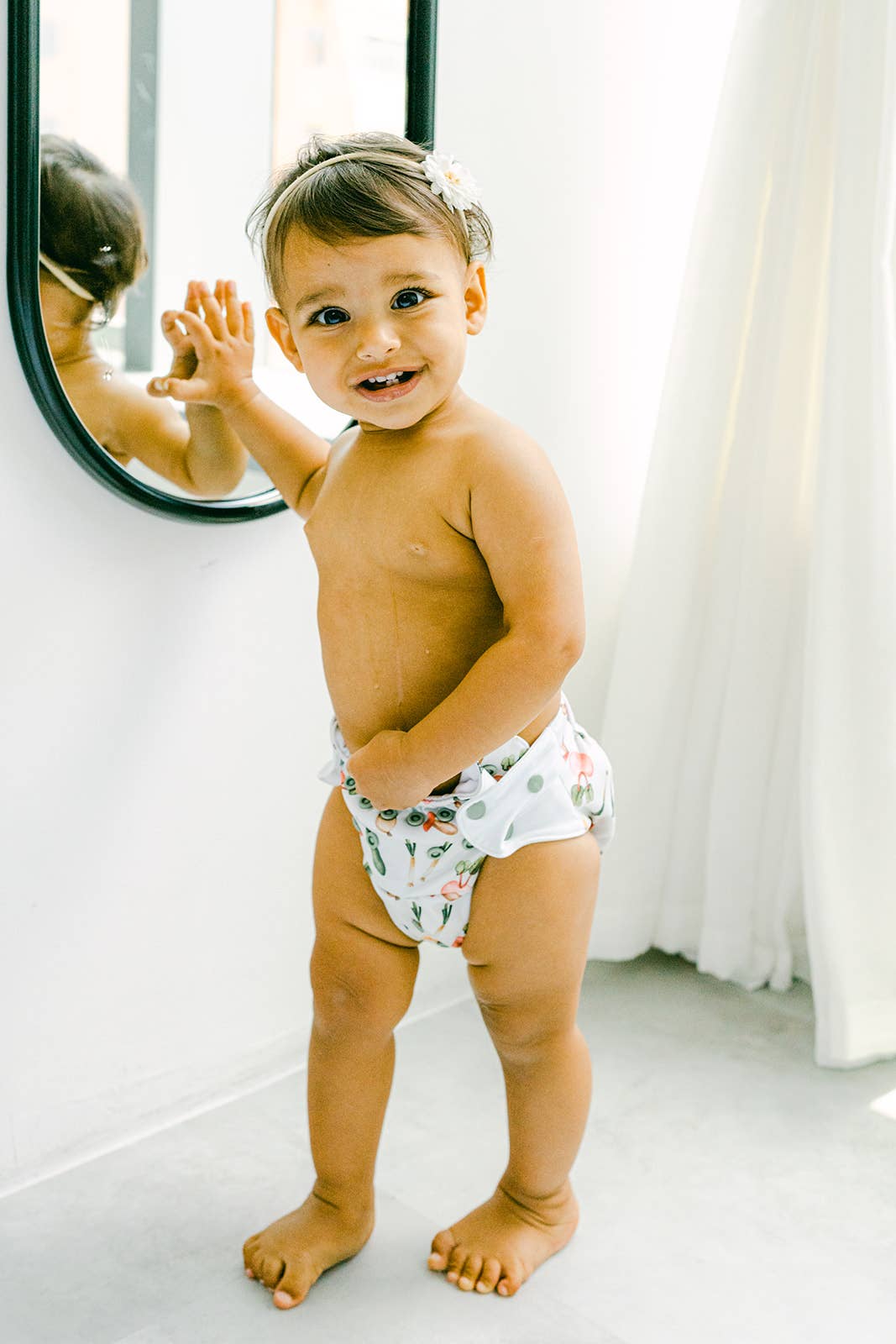 Just Peachy - Wholesale Nappy (cloth) – Baby - Cloth Diapers Nature Collection Single Set -Farmer's Market3