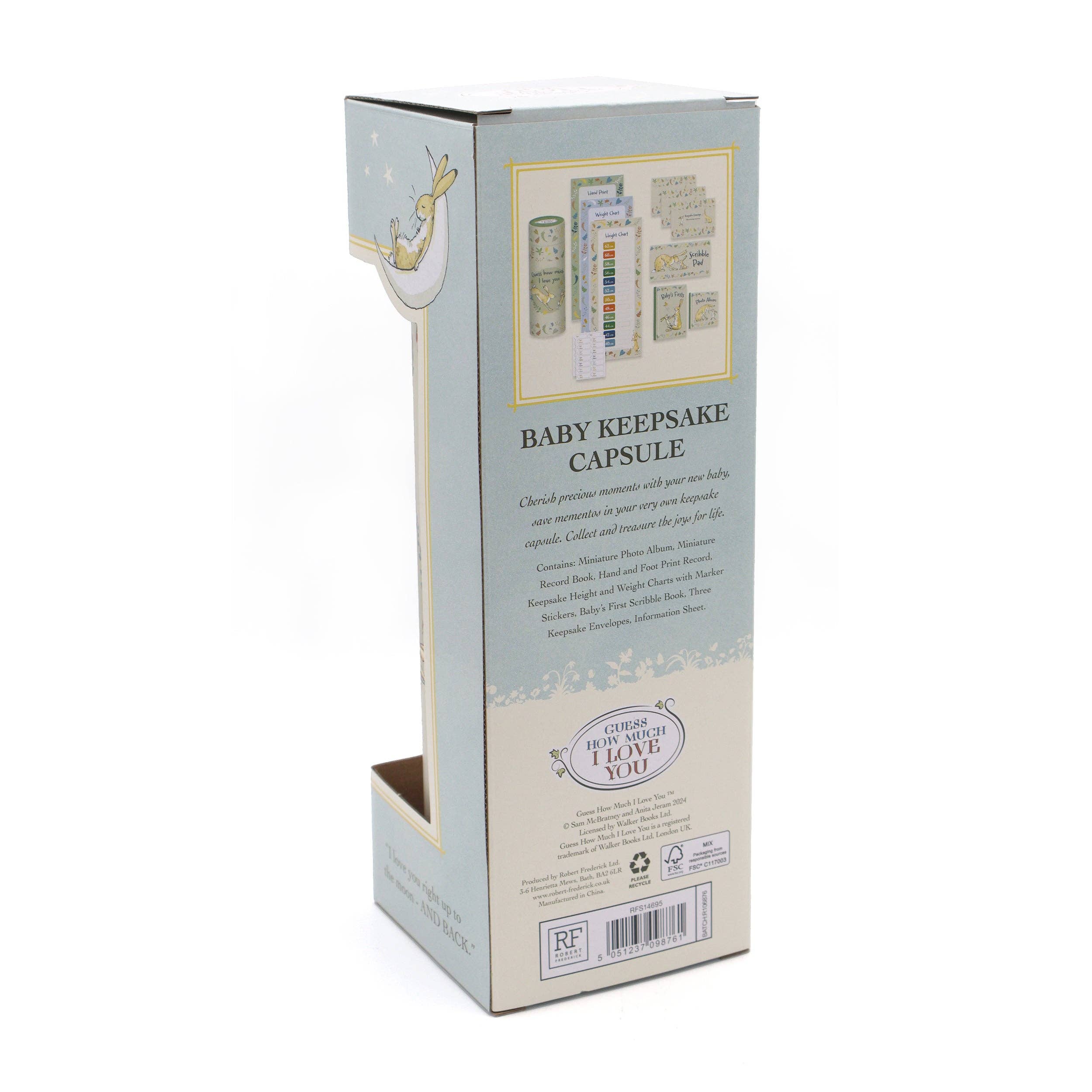 Robert Frederick Ltd - Vente Illustration événement/souvenir - Enfant et bébé - Capsule souvenir bébé Guess How Much I Love You7