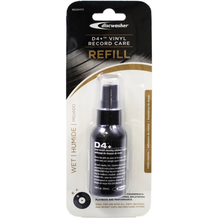 Square Deal Recordings & Supplies - Wholesale All-Purpose Cleaning Spray - Record Cleaner - Discwasher D4+ - Replacement Fluid