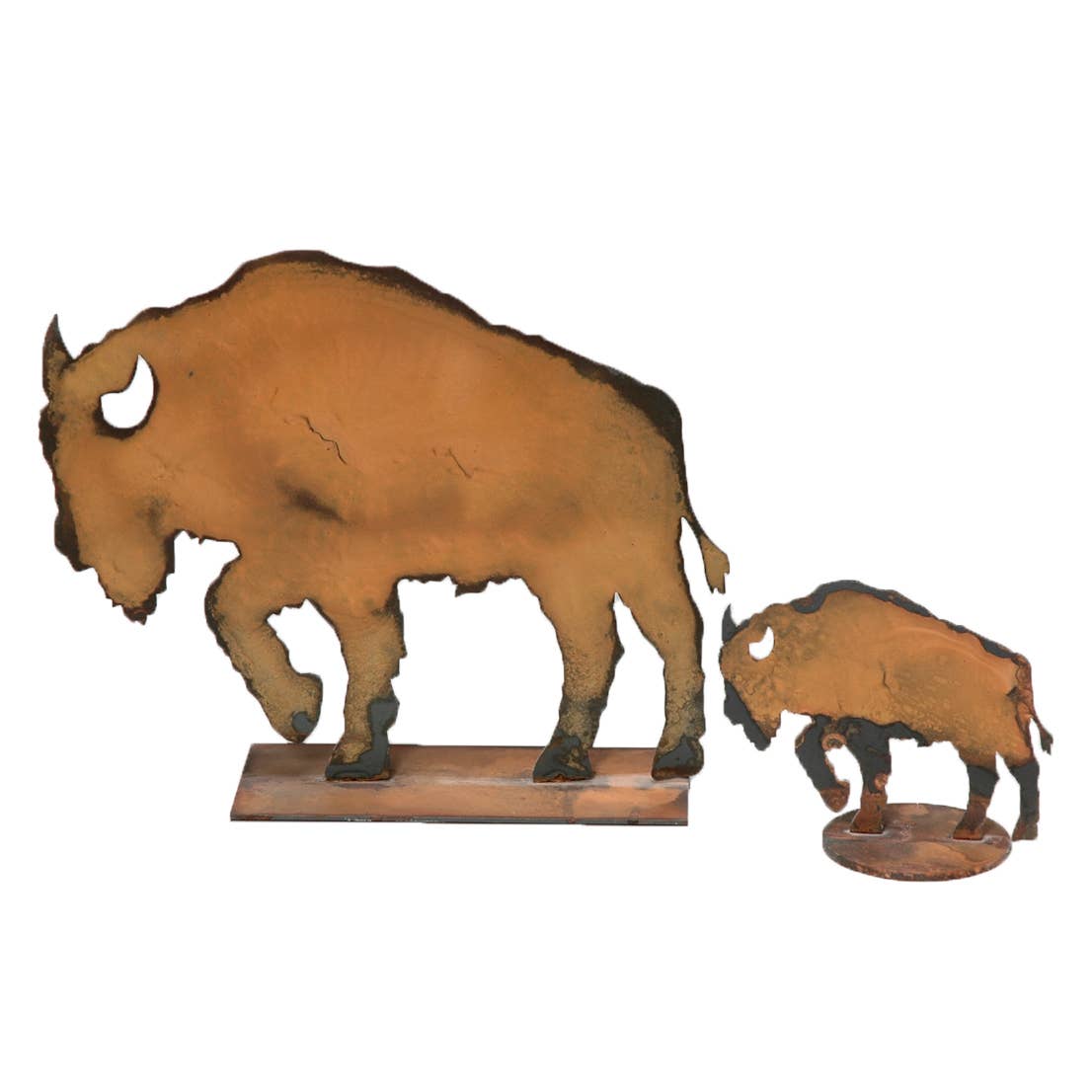 Prairie Dance - Wholesale Decorative Tabletop Object - Buffalo Tabletop Display, Boho Western Home Decor Buffalo1