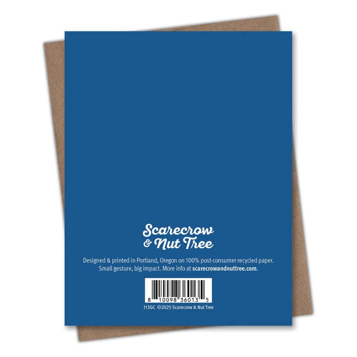 Scarecrow & Nut Tree - Wholesale Birthday Card - Stellar Birthday Card2