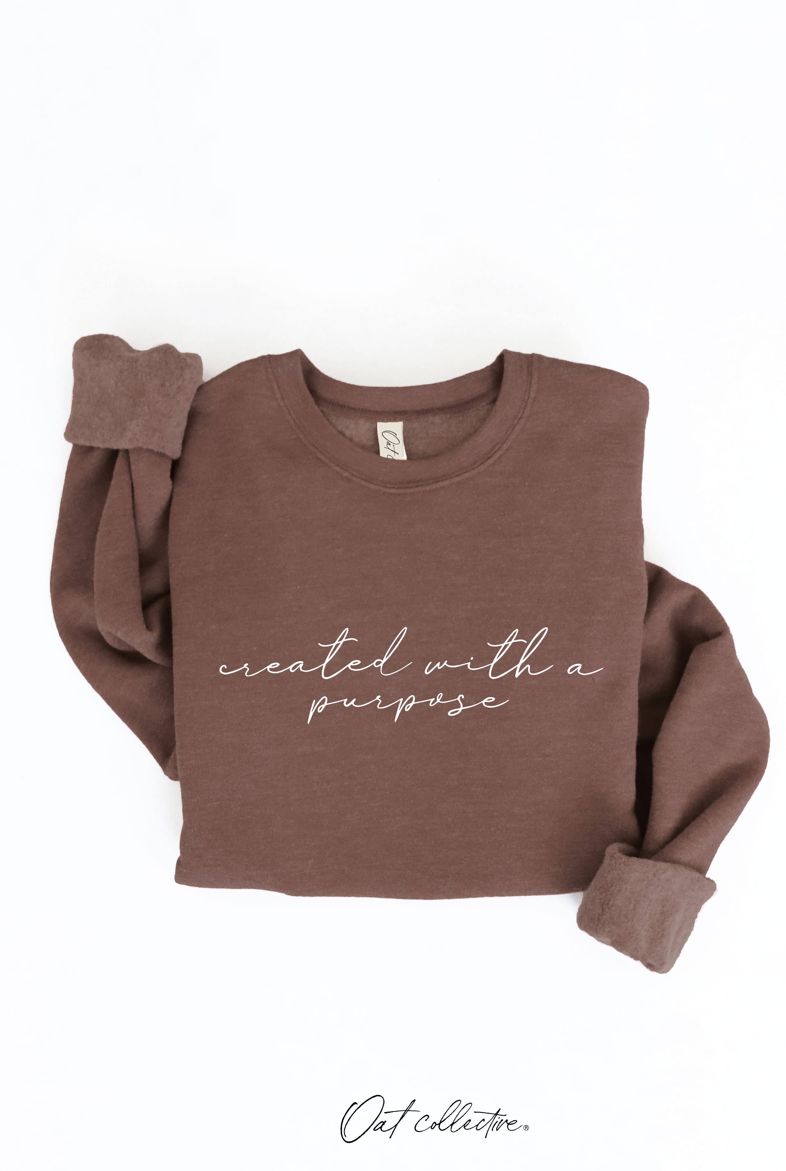 OAT COLLECTIVE - Wholesale Graphic Sweatshirt - Women's - CREATED WITH A PURPOSE Graphic Sweatshirt14