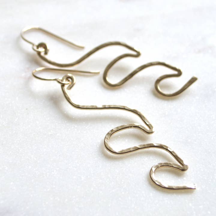Double Wave Earrings for wholesale by Salty But Sweet