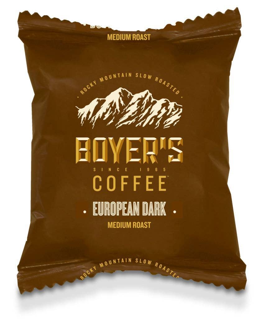 Boyer's Coffee - Wholesale Instant Coffee/Espresso - European Dark Coffee Packets0