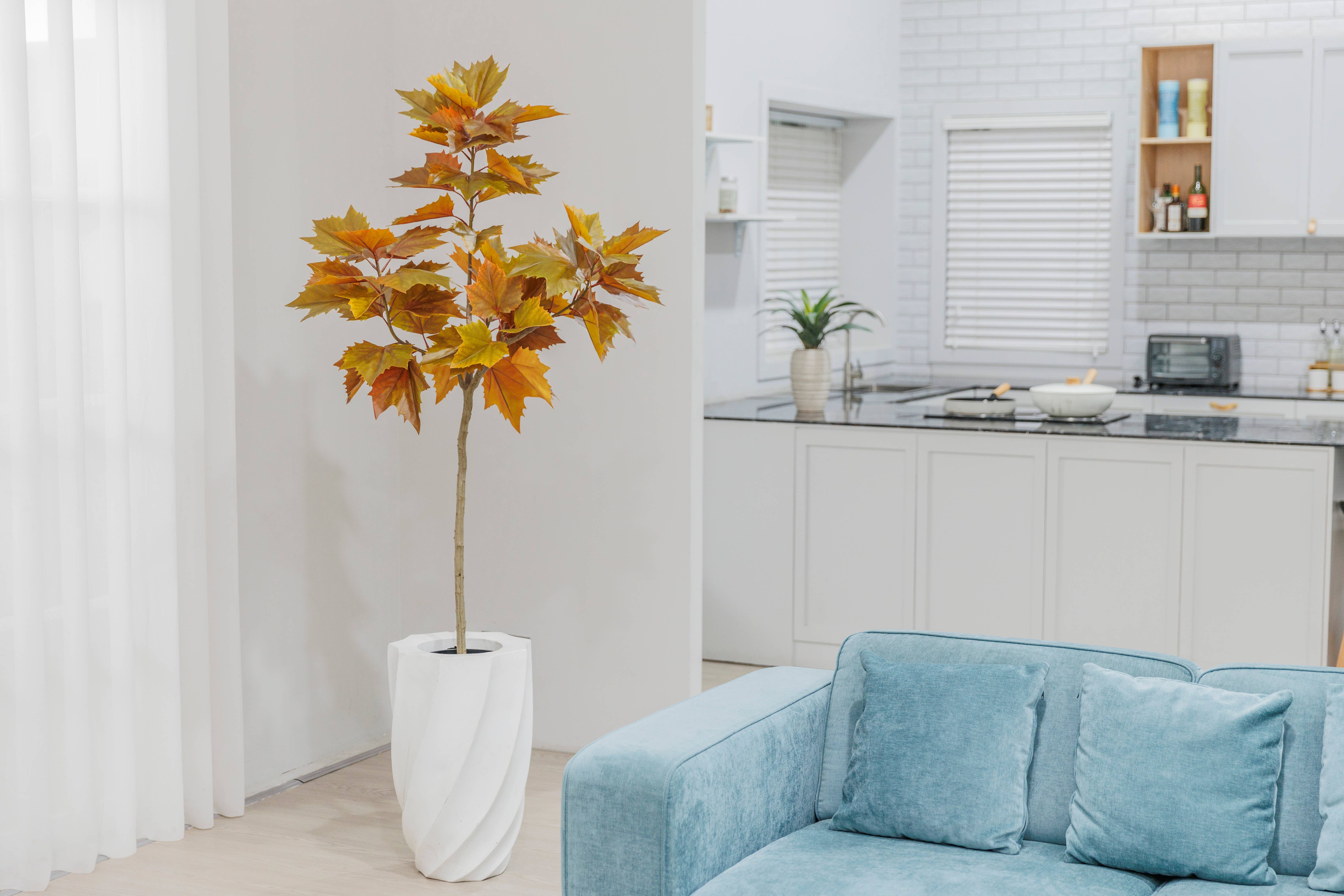 Vintage Home - Wholesale Artificial Plant - 67.6'' Artificial Maple Leaf tree in a planter3