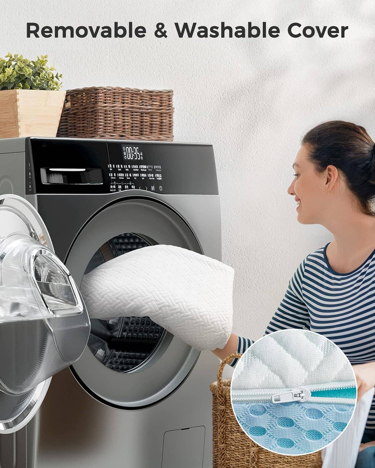 ShipItFurniture - Wholesale Mattress Pad/Protector - Twin XL Mattress Topper 3 Inch Cooling Memory Foam4