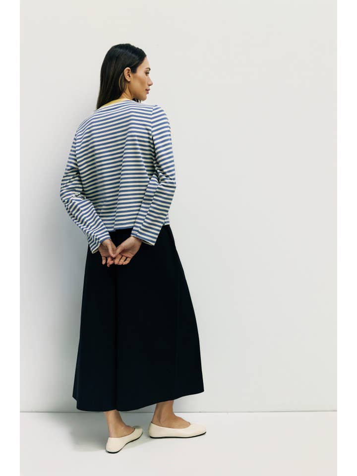 MOD REF - Wholesale T-Shirt - Women's - The Kathleen Top | Women's Striped Long Sleeve T-Shirt
24