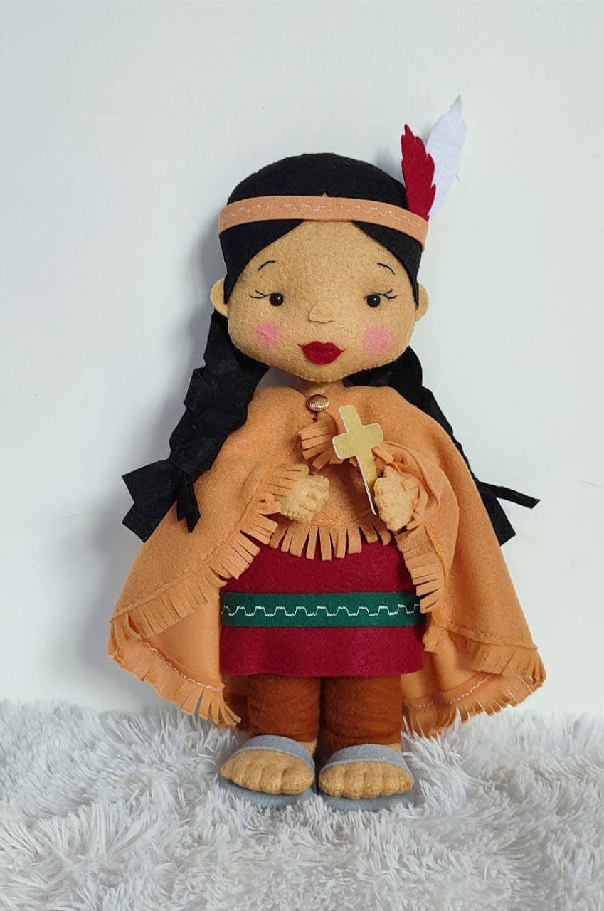 Lovencomfort - Wholesale Doll - Kids - Saint Kateri doll, Saint Kateri, aint doll, saint ornaments,2