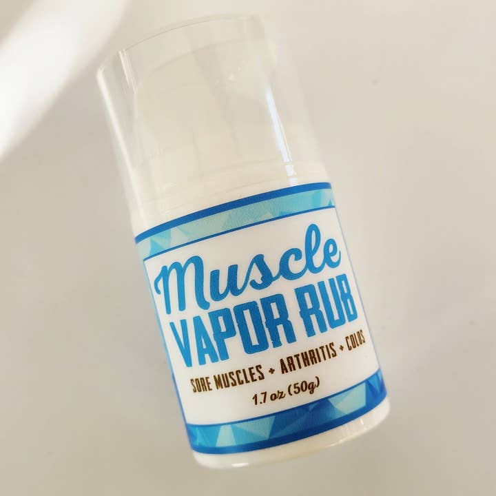 Muscle Vapor Rub Pump for wholesale by Naked Goat Farm Ltd.