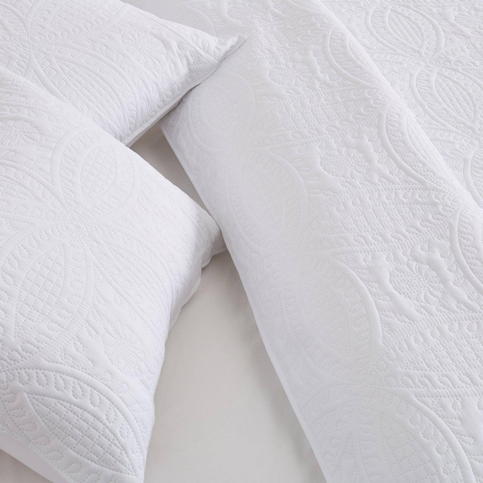 BH Collective - Wholesale Bedding Set - Oversized Quilt & Sham Set - Medallion Stitch - Clara16