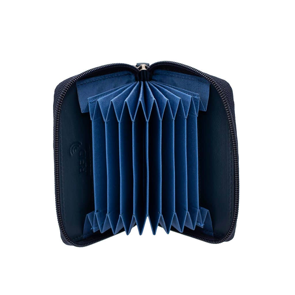 PRIMEHIDE - Wholesale Card Holder - Unisex - Concertina Leather RFID Credit Card Holder - 78029