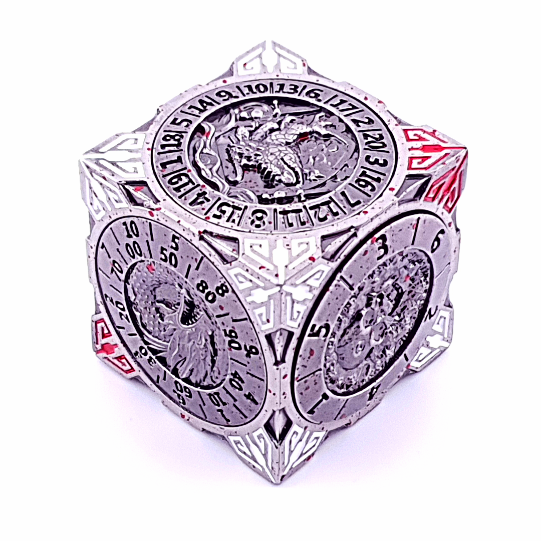 Tabletop Dominion Limited - Wholesale Dice - Talisman of Fate | Dice Spinner | Blood Spatter2