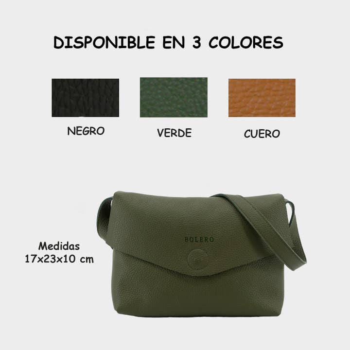 Bolero Piel - Wholesale Shoulder Bag - Women's - Bolero Leather. Handmade leather crossbody bag from Ubrique.7