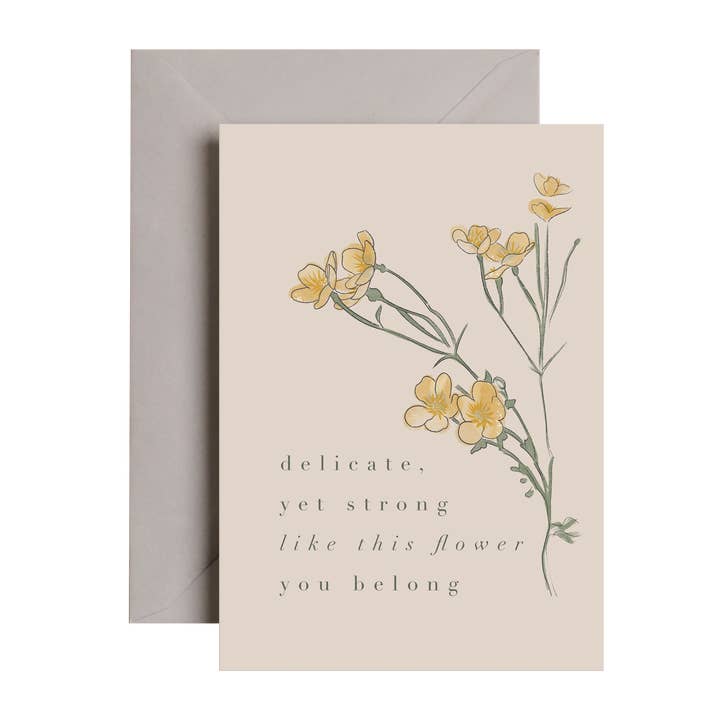 Like This Flower Card | Thinking Of You | Just Because for wholesale by I am Roxanne