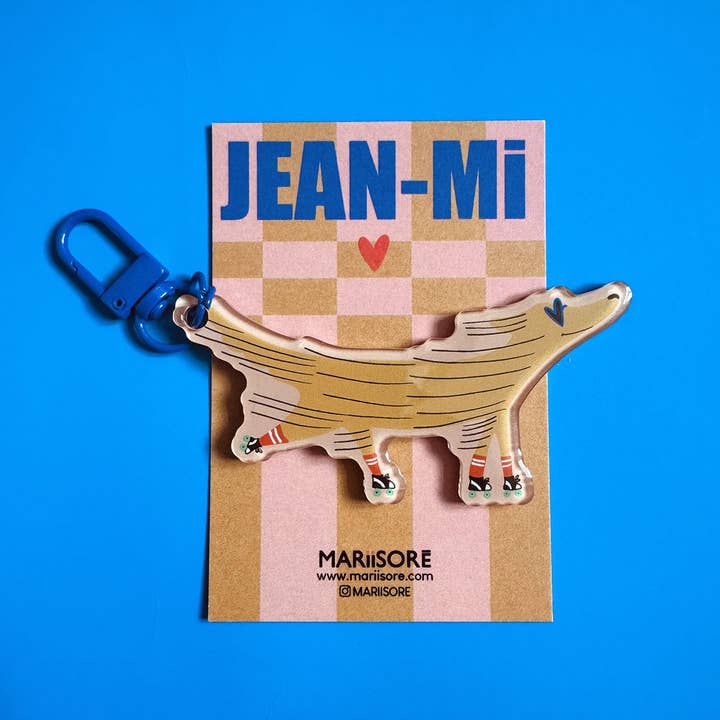 Jean-mi key ring for wholesale by Mariisoré