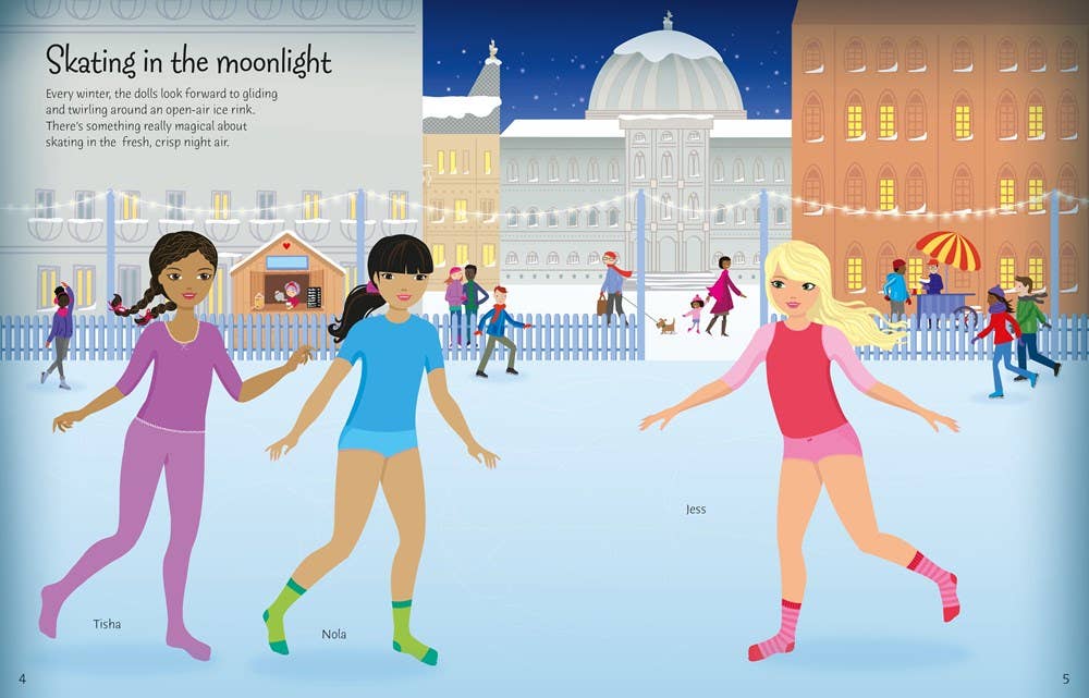 HarperCollins - Wholesale Coloring & Activity Book - Kids & Baby - Sticker Dolly Dressing Winter Wonderland : Usborne1