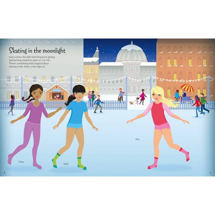 HarperCollins - Wholesale Coloring & Activity Book - Kids & Baby - Sticker Dolly Dressing Winter Wonderland : Usborne1