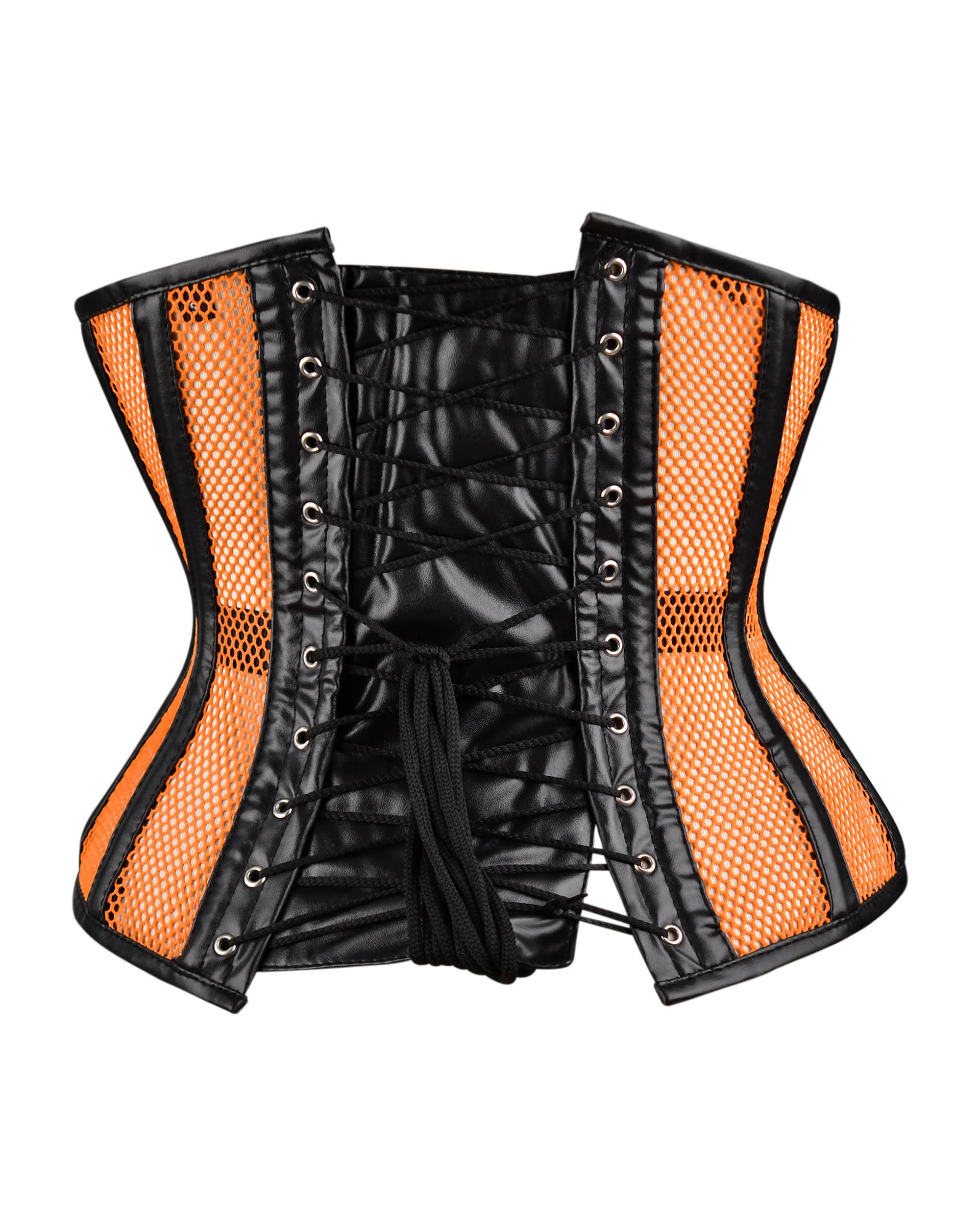 Orange Medieval Style Women Underbust Corset - Waist Shaper  for wholesale on Faire2