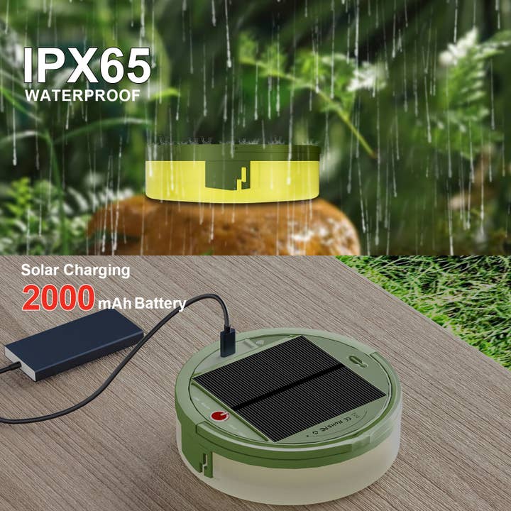 EP Design Lab - Wholesale String Lights - Solar Powered Waterproof Color Changing Camping String Light