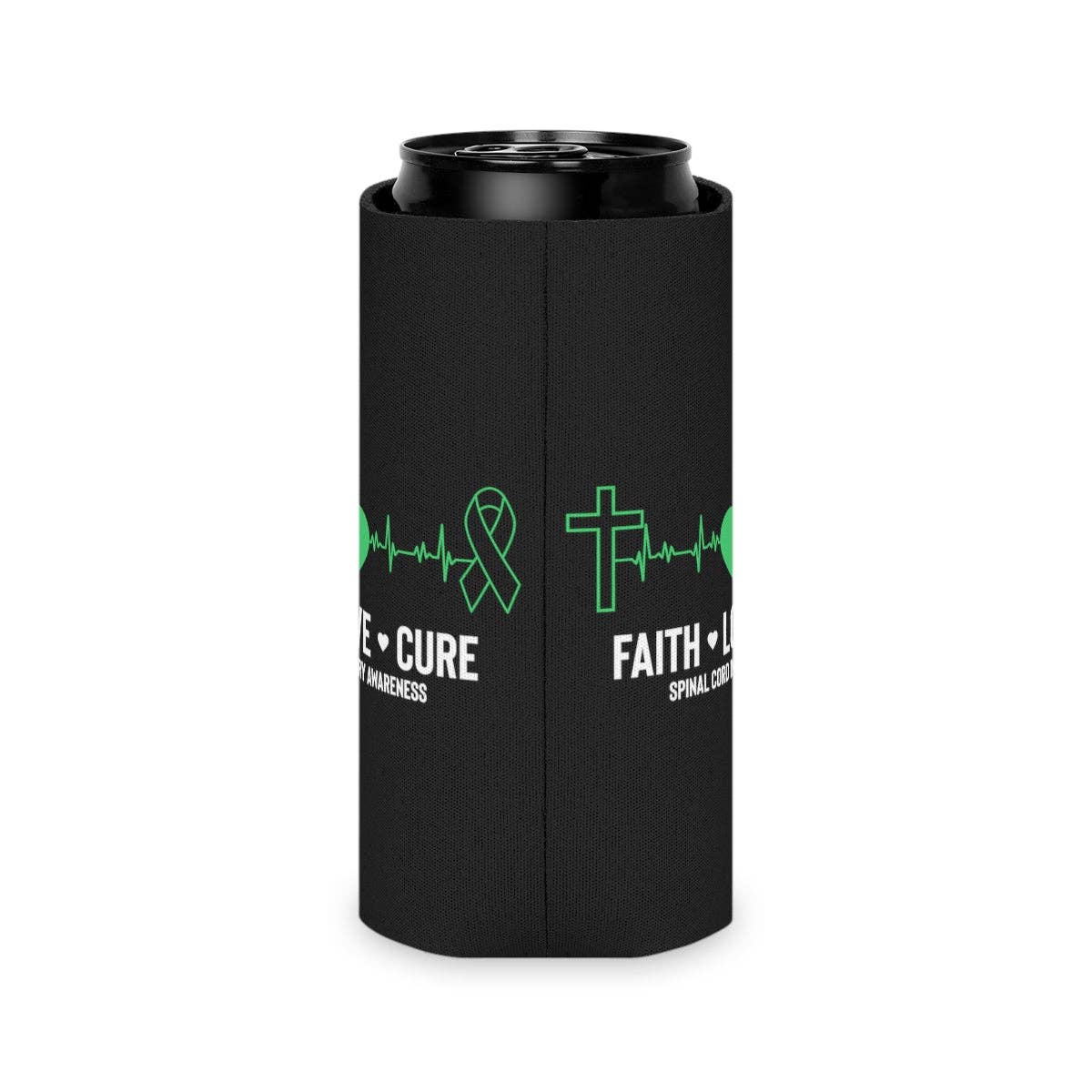 Teegarb LLC - Wholesale Drink Huggers & Koozies - Beer Can Cooler Sleeve  Hilarious Spinal Cord Injury Awareness Sickness Fighter Humorous Spine Column Disorders Support Enthusiast3