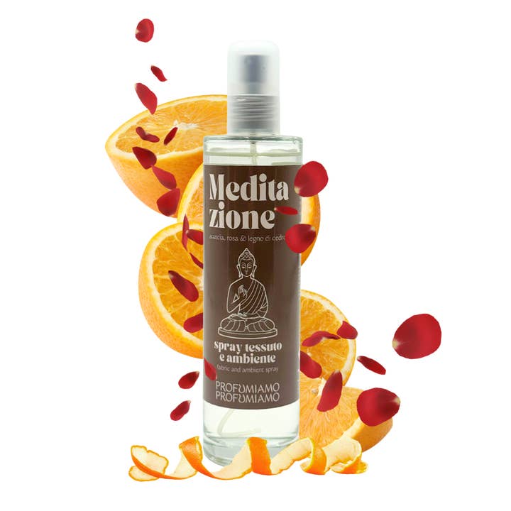 MEDITAÇÃO - laranja, rosa e madeira de cedro por atacado de Profumiamo