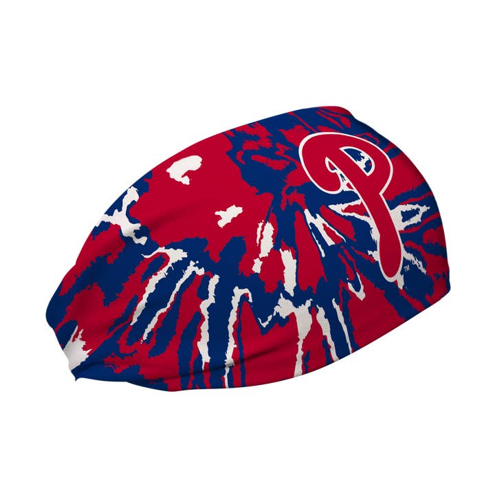 Phillies Cooling Headband: Team Tie Dye for wholesale by Vertical Athletics