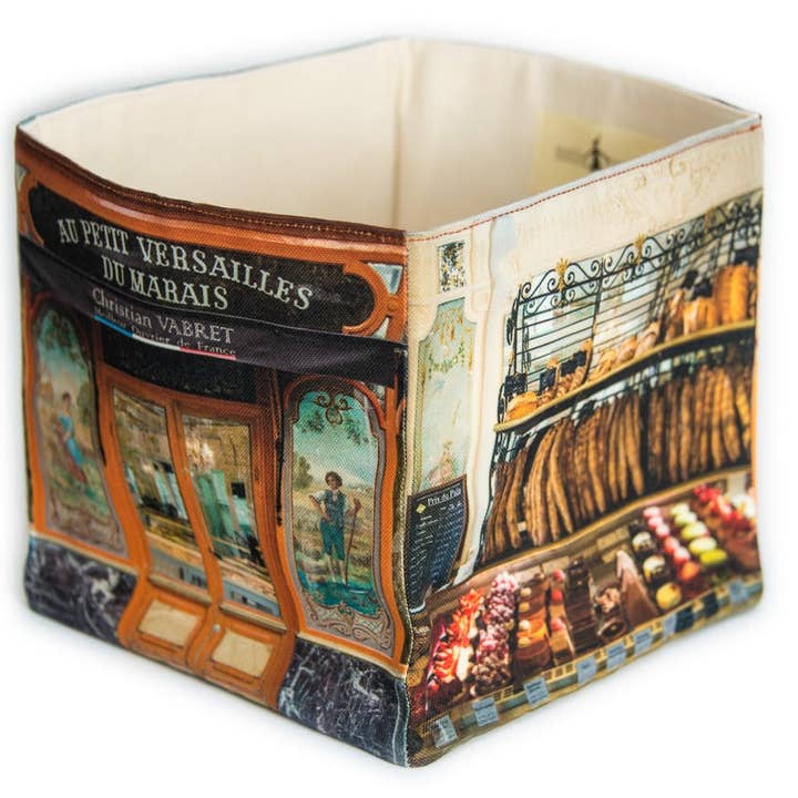 Maron Bouillie - Venta al por mayor Cestas - Cesta de almacenamiento Paris Boulangerie Petit Versailles