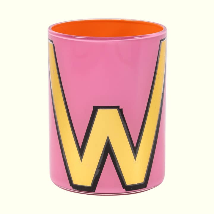 Alphabet Brush Pot - W for wholesale by Bridie Hall Ltd