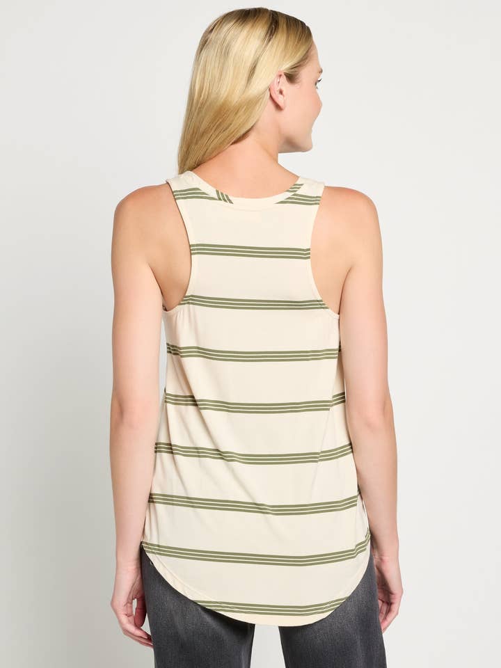 Surfside Stripe Scoop Tank for wholesale by Seventy Eight and Sunny (SEAS)
