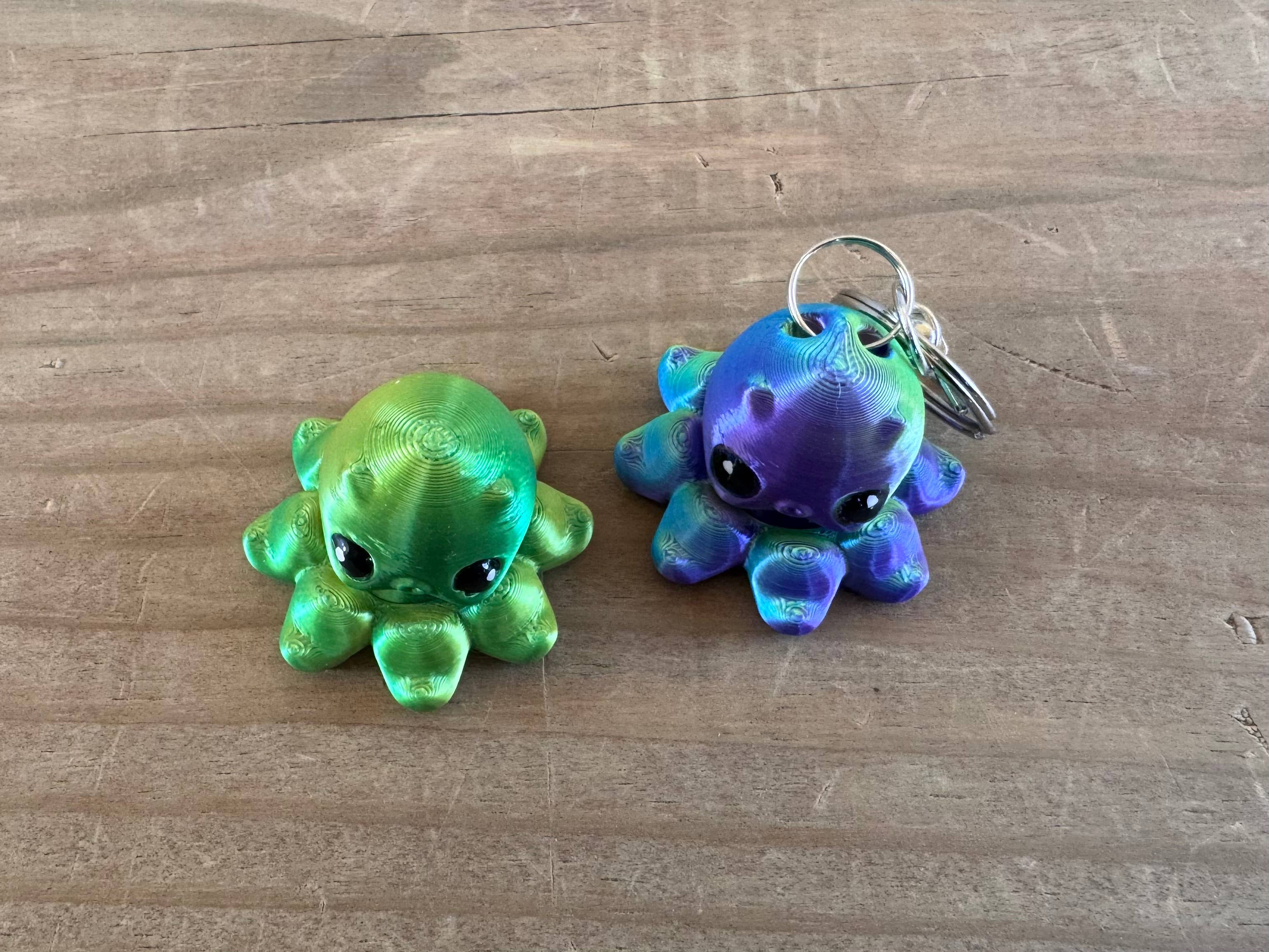 LNZ Custom Design - Wholesale Fidget Toy - Kids - Baby Octopus Fidget Spinner Keychain & Toy2