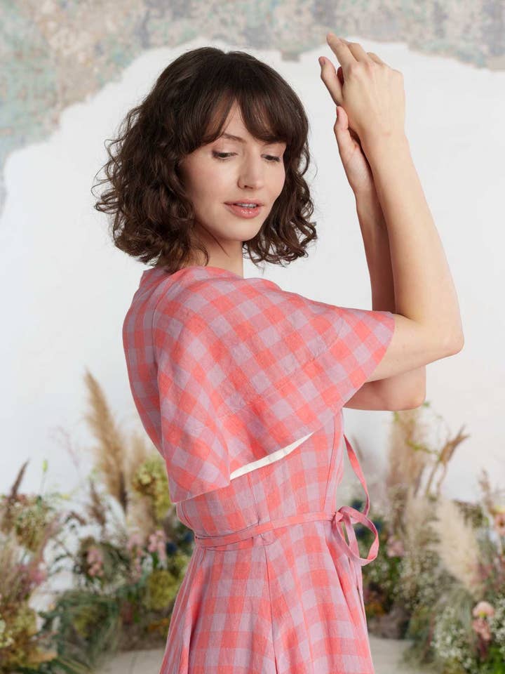 Wrap Dress, Butterfly Sleeve for wholesale by Son de Flor