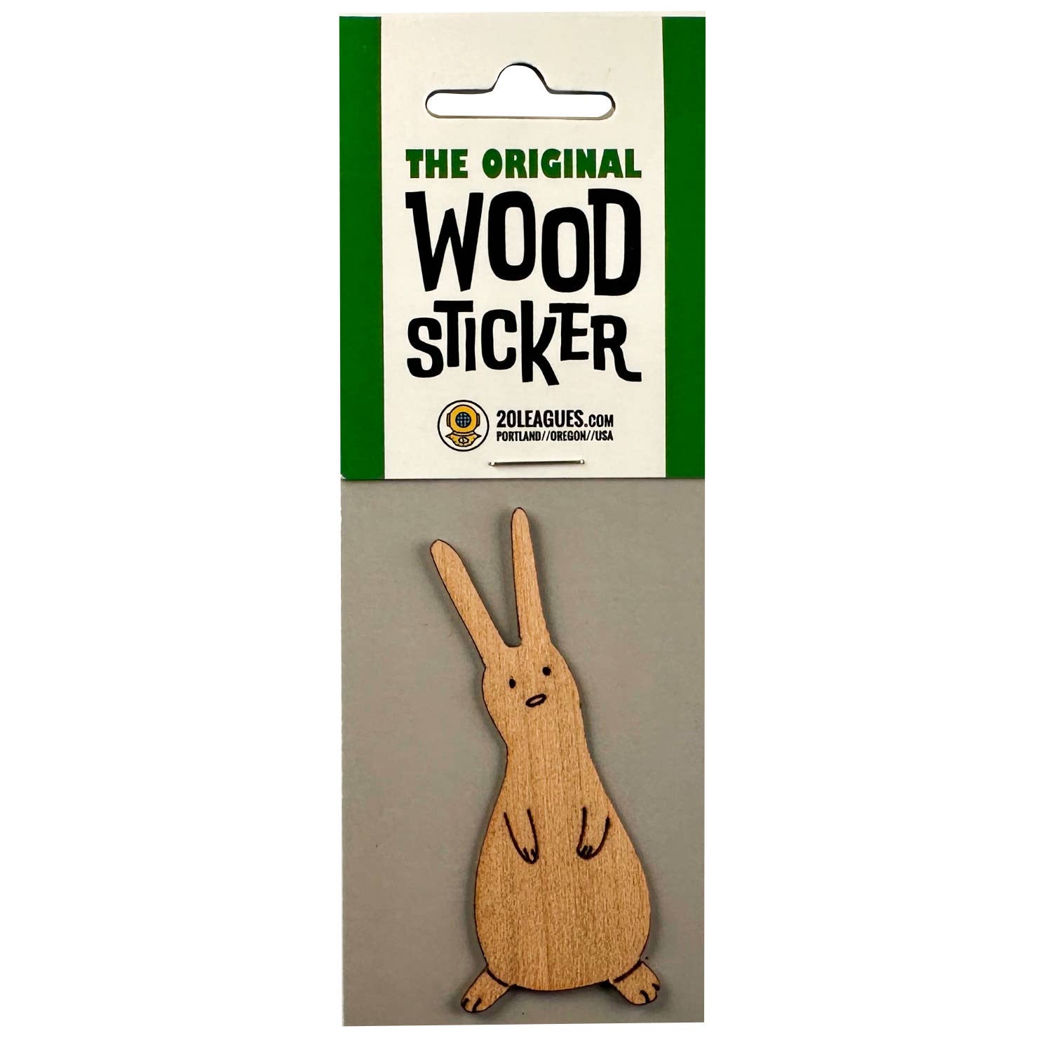 20 Leagues - Wholesale Sticker - Bunny Wood Sticker0