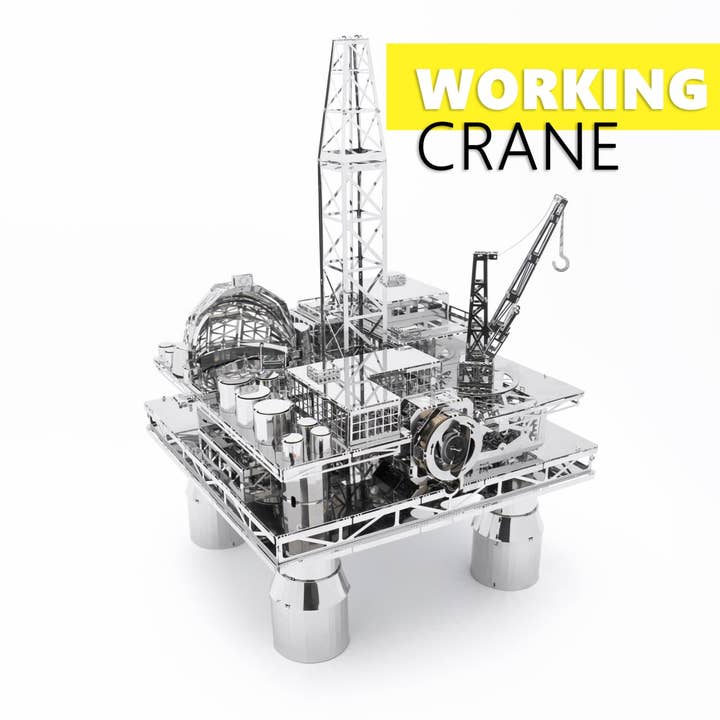 METAL-TIME INC. - Wholesale DIY craft kit - Treasure Finder oil rig mechanical model kit1