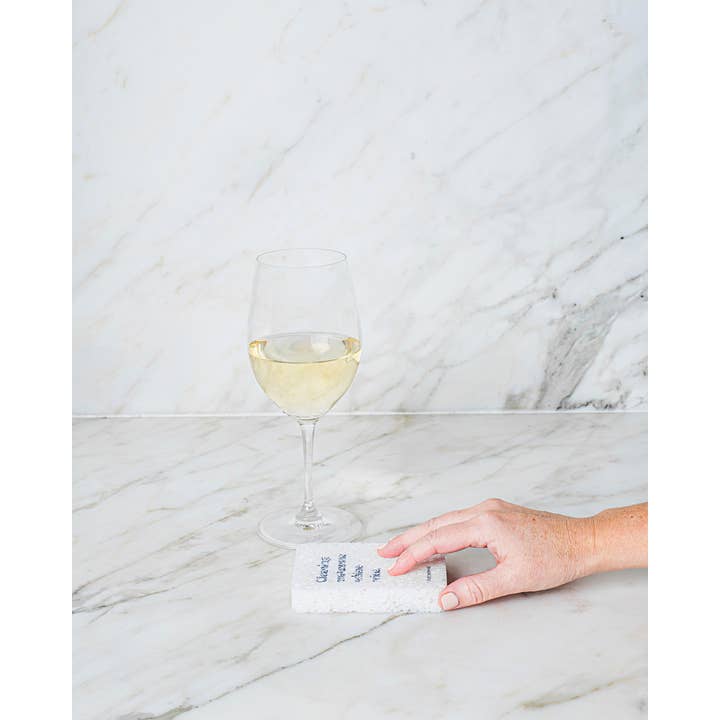 Wine Wash Co. - Wholesale Cleaning Sponge - Biodegradable Pop-Up Sponge - Clean for Bubbles