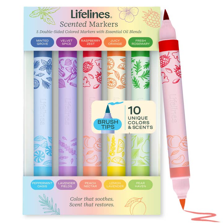 Scented Markers - 10 colors for wholesale by Lifelines