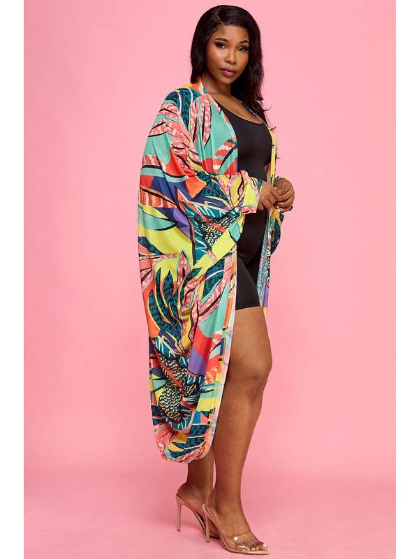Namatt Design – wholesale Kimono – Women's – Regular Mesh Long Sleeve Kimono Cardigan