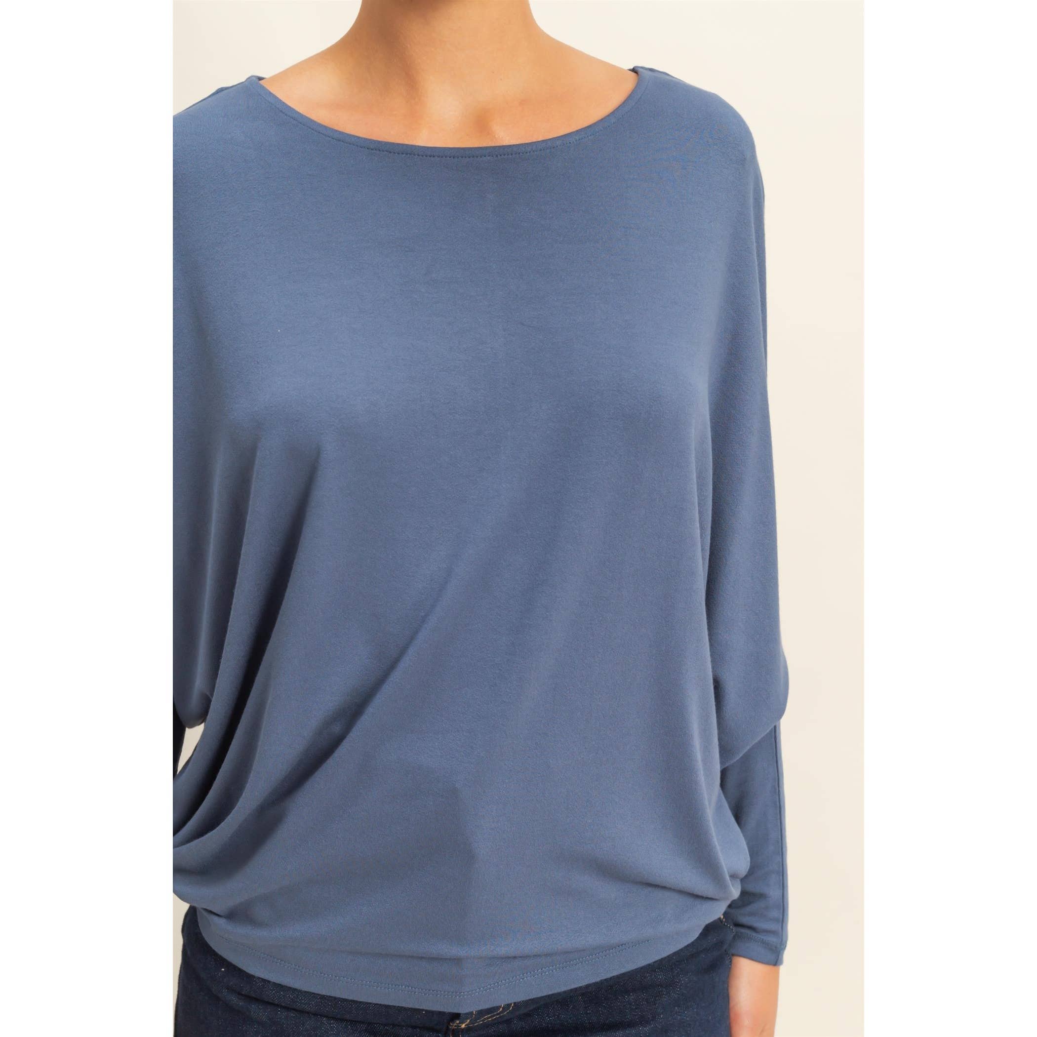 Double Zero – Großhandel Hemd – Damen – Dolman Langarmshirt27