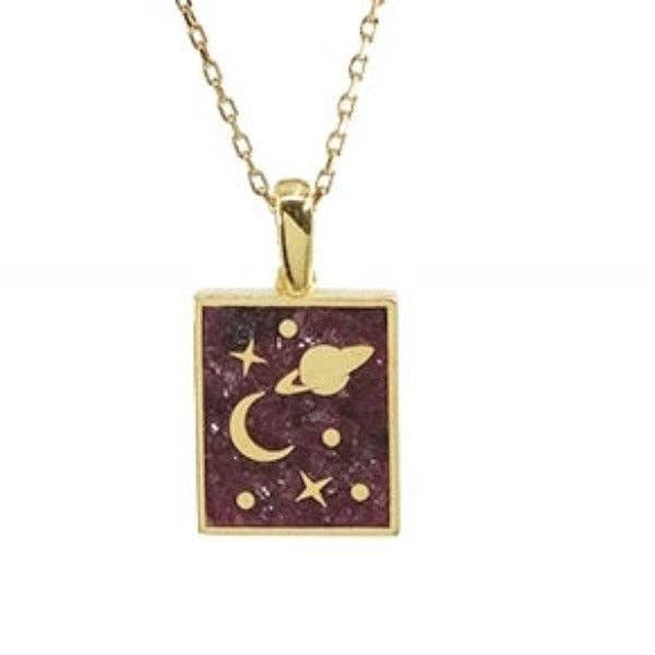 Celestial Gemstone Necklace for wholesale by Anna Lou of London