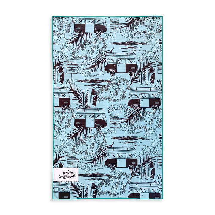 Indie Boho - Wholesale Pet towel –Dog - Pet Travel Towel - Byron Surf2