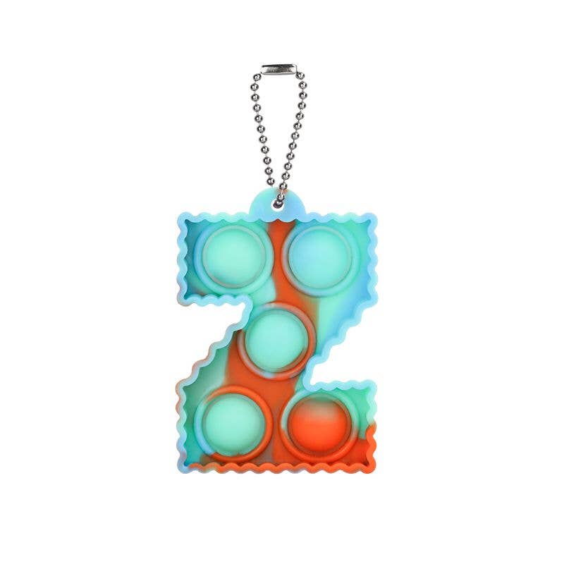 Fidget Toys Plus – wholesale Keychain – Unisex – Letter  Keychain Popper23