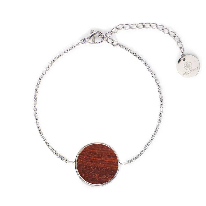 Daisy Rosewood - Silver Bracelet for wholesale by The Woodstone
