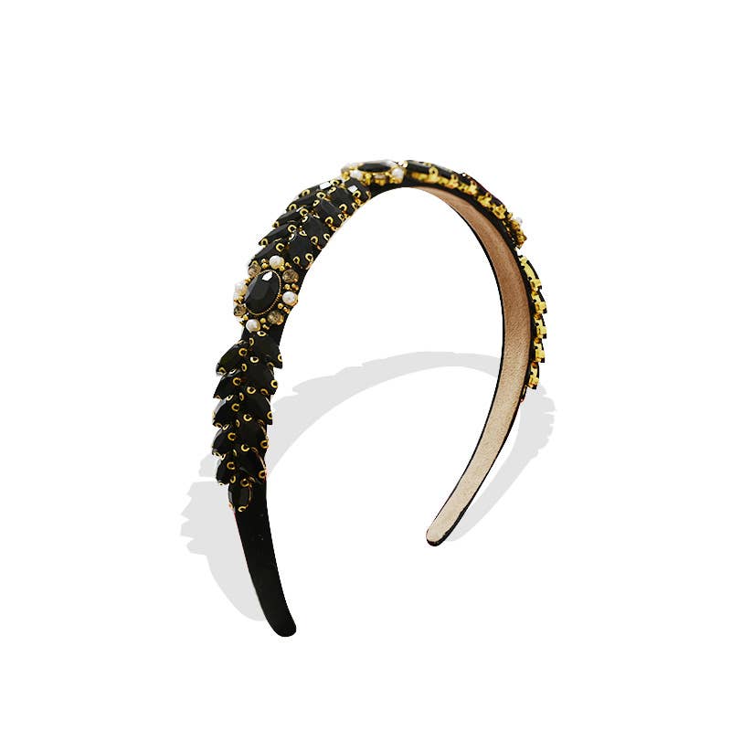 AMORINO SRL - Vendita all'ingrosso Fascia per capelli - Donna - CERCHIETTO PER CAPELLI CON CRISTALLI - PP22104D6554