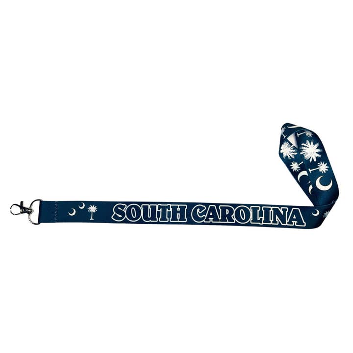 Lanyard - State Flag South Carolina - USA - L094 for wholesale by Worldwide Souvenirs