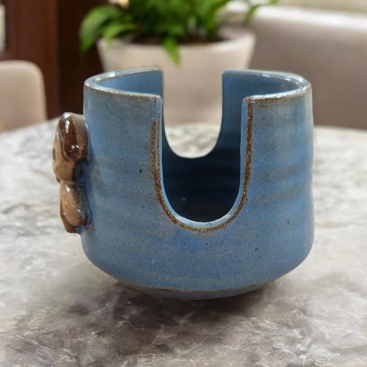 MudWorks Pottery - Vendita all'ingrosso Portaspugna - Porta spugna a forma di cane