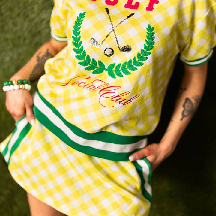 Golf Social Club Sweatshirt Tee for wholesale by Brianna Cannon