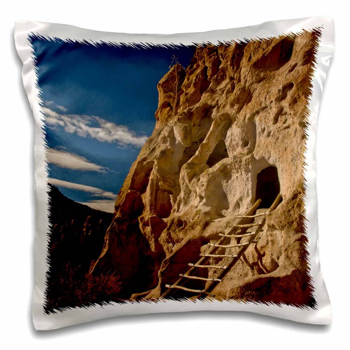 3dRose, Antigo Pueblo, Monumento Nacional Bandelier, Novo México, EUA, Fronha por atacado de 3dRose