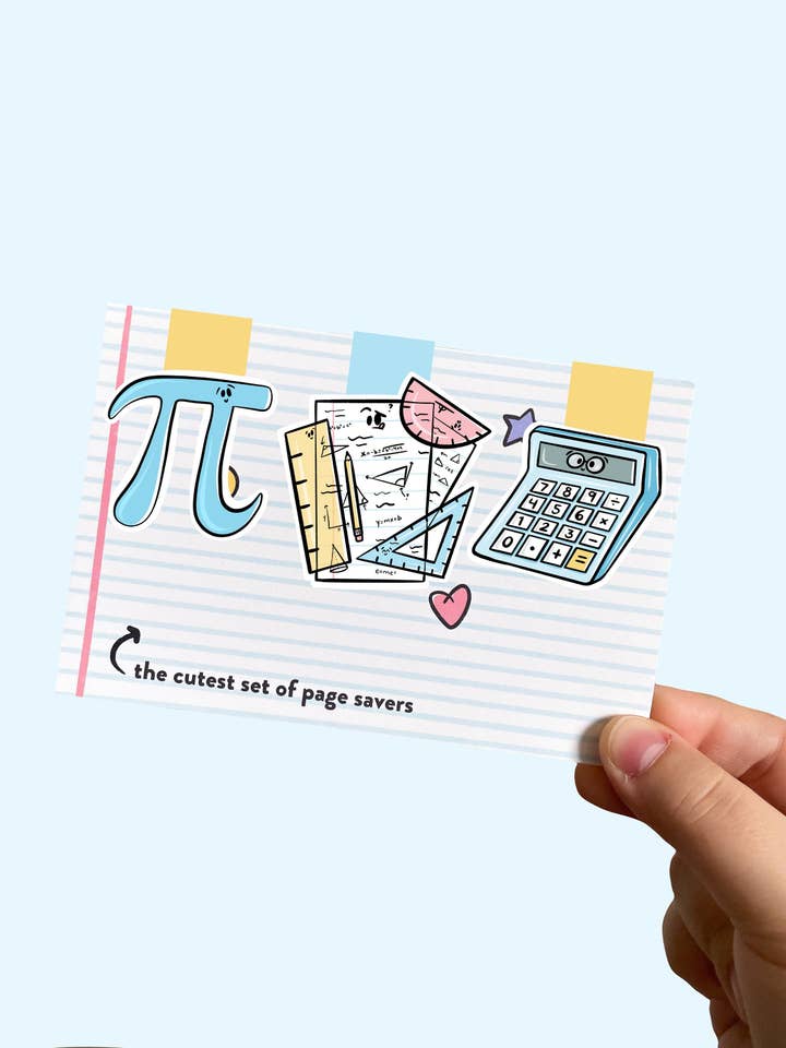 Math Magnetic Bookmark Trio for wholesale by Millie Paper Co.