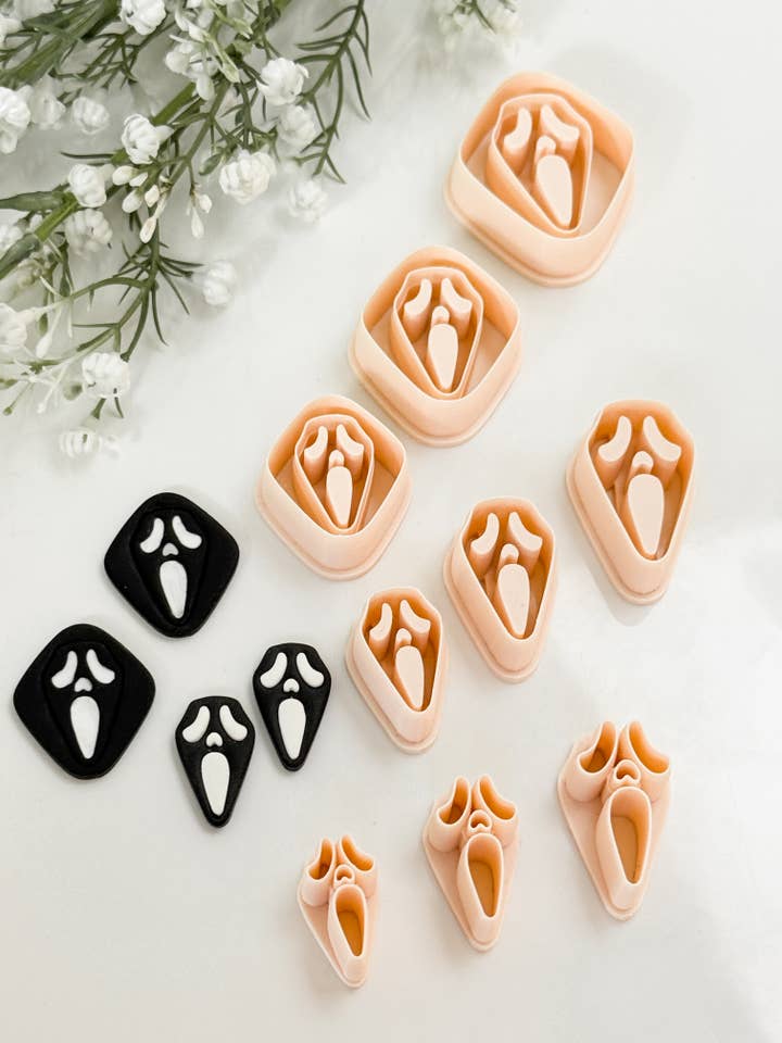 Halloweenmask 2025 Polymer Lerskärare PCC1702 för wholesale av Tera Clay